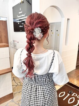 ココロクレド(COCOLO credo) ふわふわ編み下ろしヘアセット