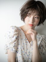 カバーヘア ブリス 戸田公園西口店(COVER HAIR bliss)&nbsp;ステップボーンカット黒髪マッシュパーマ203t戸田公園30代40代