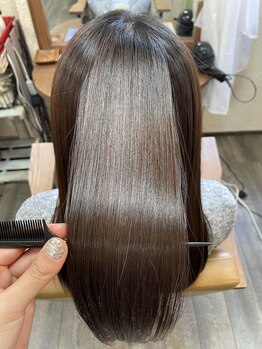 美容室 プリモ クック(Primo Cuck)の写真/【春日原徒歩9分/年中無休】髪の内側から補修し、芯から潤う美艶美へ。髪質改善の極上トリートメント♪
