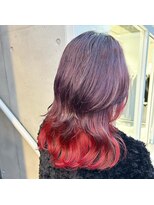 ビヨンドイー(beyond E)&nbsp;レッドとバイオレットのインナーカラー