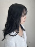 ブルーブラック/韓国風/20代
