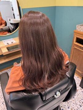 アウラヘアーサロン(aura hair salon) ナチュラルピンクベージュ