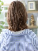 インナーカラーセンターパート抜け感ヘアTb6大宮20代30代40代