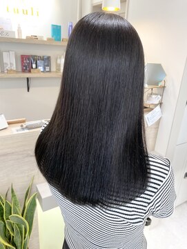 トゥーリ 二日市店(tuuli) 大人女性◆艶レイヤー前髪ピンクベージュ 髪質改善 縮毛矯正