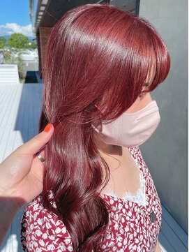 リノショアーズ 元町店(RINOSHORES) 【ふんわり♪くびれへア】韓国風巻き髪大人可愛い秋ボルドー