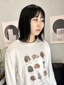 バートランド 白楽(Bertland) 島田/レイヤーボブ くびれボブ 就活カラー 黒染め無しグレージュ