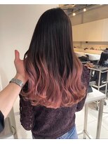 アライブ ハラジュク(ALIVE harajuku)&nbsp;【ALIVE 夕貴】薄めピンクグラデーションカラー