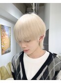 ニュアンスパーマ/韓国マッシュ/スパイキーショート/渋谷