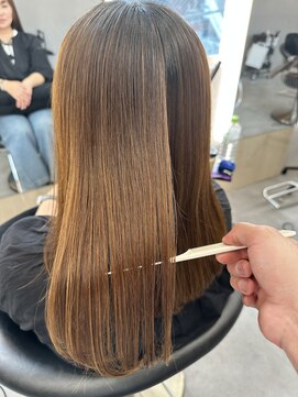 フリーラ 横浜(freera) 髪質改善サラサラプレミアム大人ガーリー韓国ミディアムAライン