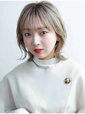 大人かわいいルーズボブ