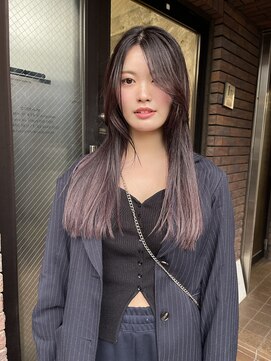 コードプラスリム(CODE+LIM) ラベンダーカラー/ロング/顔まわりカット