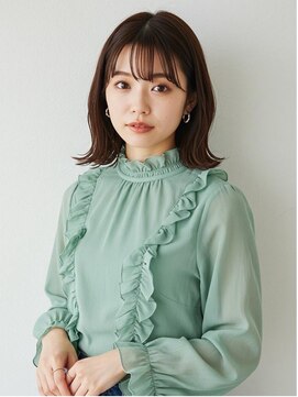 ロックワークオレンジ 西中島店(ROCK WORK ORANGE) 外ハネ/ミディアム/ブラウンカラー/