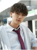 メンズマッシュ　ツイストパーマ