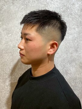 ラルス(Larus) サーフカール/スパイキーショート/ブルーブラック/本八幡