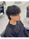 ツイストスパイラルパーママッシュウルフ