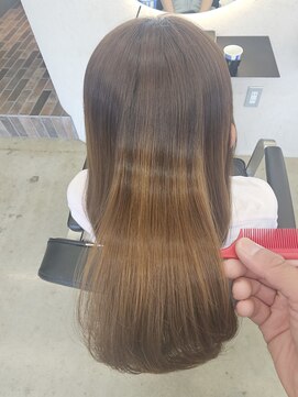 エイト チャタン 沖縄北谷店(EIGHT chatan) ブリーチ履歴×髪質改善縮毛矯正【EIGHT　北谷　荒井】