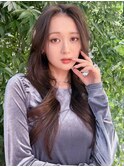 20代・30代_大人かわいい韓国風くびれヘア