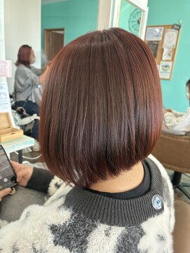 ヘアーディア みどり店(Hair...DiA) ツヤ感たっぷり赤カラー