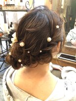 オートゥール(hair room Auteur)&nbsp;浴衣ヘア大人上品サイド編み込みアレンジ