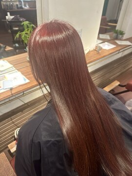 ベベ バイ モップス(be'be' by MOPS) チェリーレッド/ブリーチなしダブルカラー