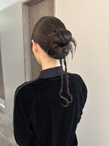 ポノ(po_no) タイトリボンヘアお団子ヘア