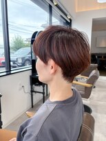 カットインリコ(CUT IN Rico)&nbsp;大人ショートヘアー　& 　ピンクブラウン