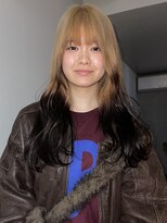 ヨハク 大阪梅田中崎町(yohaku) 【MIHO】ベージュルーツカラー×ロングレイヤー