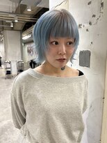 キルトプラスリム(Qilt+LIM)&nbsp;ボブレイヤー×ペールブルー