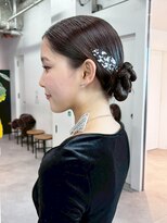 アルバム 新宿(ALBUM SHINJUKU) ロングミディアム韓国ヘアグレージュ_ba587073