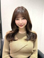 トイロ 新宿(Toiro)&nbsp;韓国レイヤーミディアムレイヤー顔周りカットワンホンレイヤ