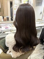 フゥカ 売市店(fuka)&nbsp;【ブリーチなしカラー】マロンブラウン×髪質改善　八戸