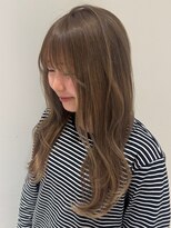 ユニックス アリオ上尾店(UNIX)&nbsp;抜け感ミルキーベージュ/ロングレイヤー/ブリーチあり