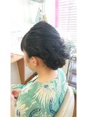 ヘアセット(編み込みダウンスタイル)