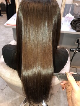 ジーナ 銀座(Zina) 髪質改善 サイエンスアクア オリーブブラウン