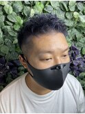 【フェード】シルバーカラーフェードカット