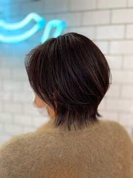 ヘアーシー(HAIR C,) ［HAIR C shoichi］お洒落度No.1 ショートウルフ レッド/ピンク