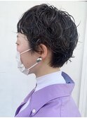 アッシュカラー/前髪/黒髪/ウルフ/レイヤースタイル