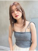 【恵比寿ro-ro】顔まわりレイヤー×ミルクティーベージュ