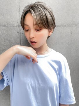 ギークス(GEEKS) 【GEEKS渋谷】シルバーアッシュ/ハンサムショート/メンズライク