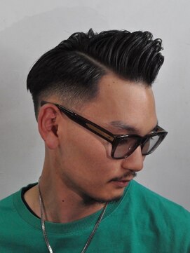 ヒロギンザ 上野店(HIRO GINZA) フェードスキンフェード夏ヘア短髪ビジネスヘア束感