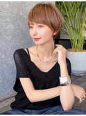 コンパクトショート×ラテベージュ