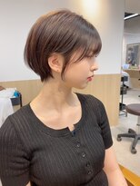 エニ 自由が丘(ENi)&nbsp;黒髪/グレーベージュ/レイヤーロング/前髪パーマ[自由が丘駅]