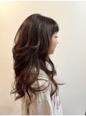 ニューヨークドライカット×くせ毛×ロングレイヤー