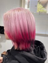 ニフティ(NIFTY)&nbsp;ピンク×フォックスカラー/デザインカラー/熊本/上通