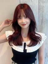 アフロート ディル(AFLOAT D'L)&nbsp;★くびレイヤーイメチェン似合わせカットレッドブラウン