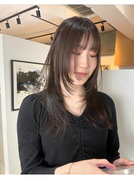 ローレン(LOREN) 透明感髪質改善ベージュダブルカラーミルクティーグレージュ