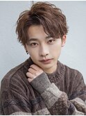 【小久保style】韓国マッシュニュアンスパーマグレーベージュ