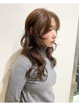 バディヘア ルーツ(BUDDY HAIR ROOTS) ブラウンベージュ/ロングレイヤー/顔周りカット/上前津/東別院