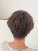 耳掛け小顔ショート