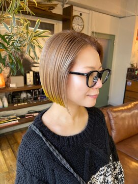 コレット ヘアー 大通(Colette hair) ミニボブ/裾カラー/ダブルカラー